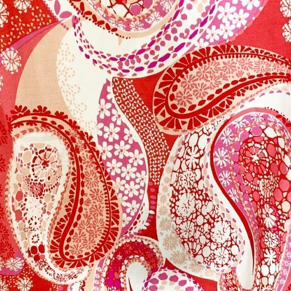 Cappagallo red white jeweled sleeveless knee length‎ shift dress - 12 - Picture 3 of 9